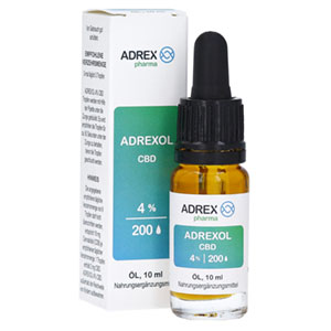 Adrexol CBD Öl 4 Prozent Tropfen