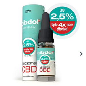 Cibdol Liposomale CBD Öl Tropfen 2,5 %